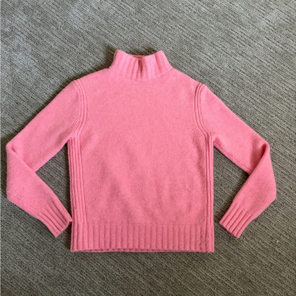 J. Crew Soft Pink Cowl Neck Sweater